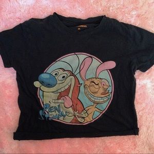 Vintage 90s ren & stimpy top